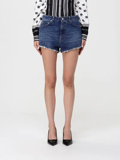 Dolce & Gabbana Shorts  Woman Color Blue