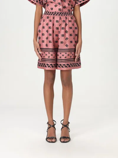 DOLCE & GABBANA SHORTS DOLCE & GABBANA WOMAN COLOR PINK,G73071010