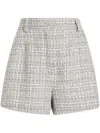 Dolce & Gabbana Tweed Shorts In Grigio
