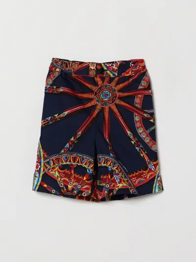 Dolce & Gabbana Shorts Kids Color Blue