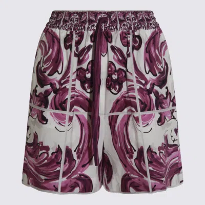 Dolce & Gabbana Shorts Mix Maiolica In Multi
