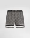 Dolce & Gabbana Logo-jacquard Patterned Boxers In Multi