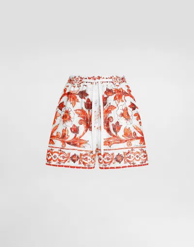 Dolce & Gabbana Shorts In Animal Print