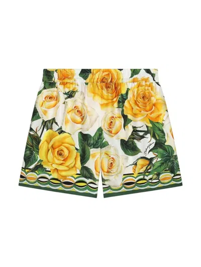 Dolce & Gabbana Shorts In Yellow