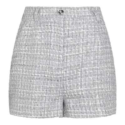 Dolce & Gabbana Shorts Quadri Check In Gray