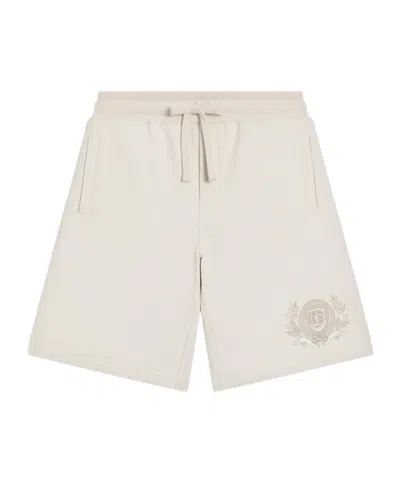 Dolce & Gabbana Shorts With Dg Logo In White