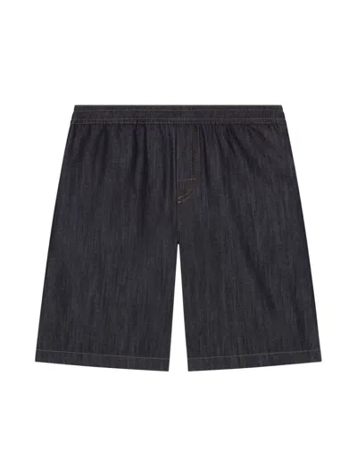 Dolce & Gabbana Kids' Shorts With Logo In Blue