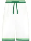 Dolce & Gabbana Majolica Print Cotton Shorts