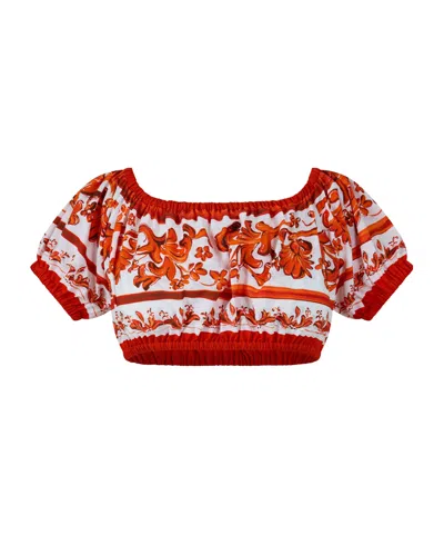 Dolce & Gabbana Short-sleeve Top In Multi