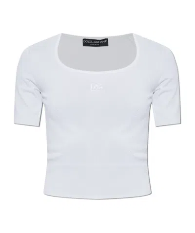 Dolce & Gabbana Short-sleeved T-shirt In White