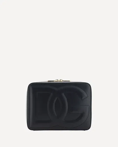 Dolce & Gabbana Medium Dg Logo Camera Bag In Black