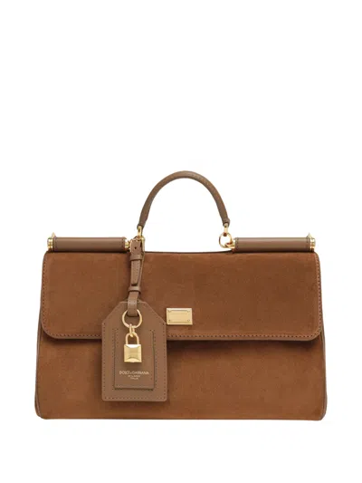 Dolce & Gabbana Shoulder Bag In Brown