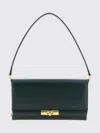 Dolce & Gabbana Marlene Rectangular Shoulder Bag Gold Tone Hardware In Green
