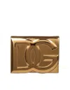 DOLCE & GABBANA DOLCE & GABBANA SHOULDER BAG IN LAMINATED LEATHER