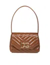 Dolce & Gabbana Quilted Lop Shoulder Bag In Camel