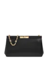 Dolce & Gabbana Medium Marlene Velvet Shoulder Bag In Black