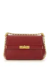 Dolce & Gabbana Marlene Red Shoulder Bag With Twist Lock In Leather Woman In Red