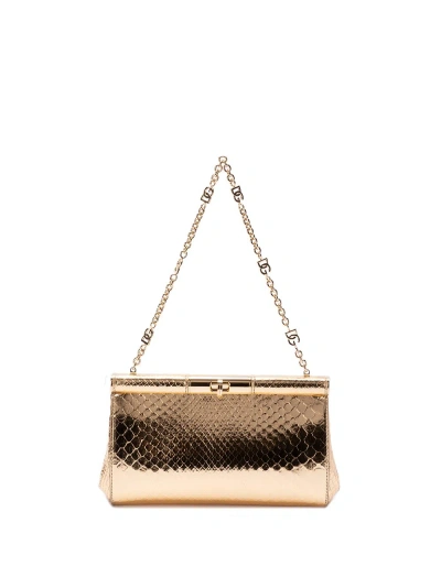 Dolce & Gabbana Shoulder Bag In Metallic