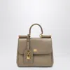 Dolce & Gabbana Medium Sicily Leather Handbag With Padlock Detail