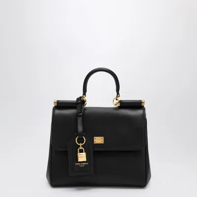 Dolce & Gabbana Shoulder Bag My Sicily In Black Leather