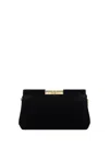 Dolce & Gabbana Medium Marlene Velvet Shoulder Bag In Black