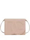Dolce & Gabbana Shoulder Bag With Dg Logo In Nude & Neutrals