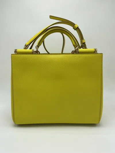 Dolce & Gabbana Shoulder Bag With Handle In Green