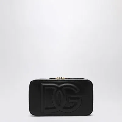 Dolce & Gabbana Shoulder Bag With Logo In Black