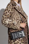 Dolce & Gabbana Logo Embossed Small Shoulder Bag In Black