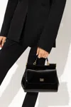 Dolce & Gabbana Shoulder Bag With Logo In Black