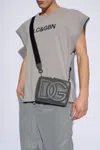 Dolce & Gabbana Shoulder Bag With Logo In Grey