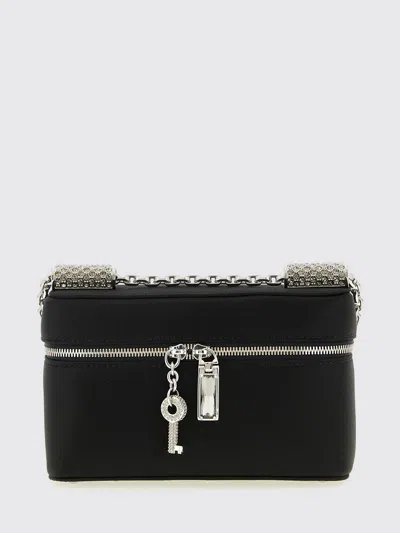 DOLCE & GABBANA DOLCE & GABBANA SICILY SATIN BAG WITH RHINESTONE PAVÉ TUBES,I04106002