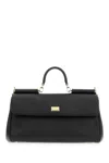 Dolce & Gabbana Black Leather My Sicily Handbag