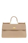 Dolce & Gabbana Grey Leather My Sicily Handbag