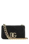 Dolce & Gabbana 3.5 Diamond-quilted Shoulder Bag In Black