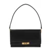 Dolce & Gabbana Marlene Grained Leather Clutch Bag In Black