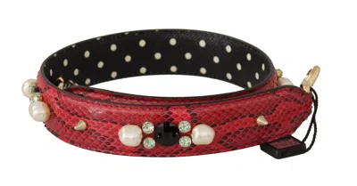 Dolce & Gabbana Shoulder Strap In Red
