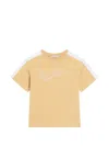 Dolce & Gabbana Shoulder Stripe T-shirt In Yellow