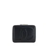 Dolce & Gabbana Large Logo Leather Camera Bag In Black