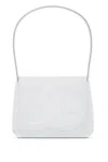 Dolce & Gabbana Leather Dg Logo Shoulder Bag In White