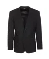 Dolce & Gabbana Sicilia Single-breasted Monogram Jacket In Black