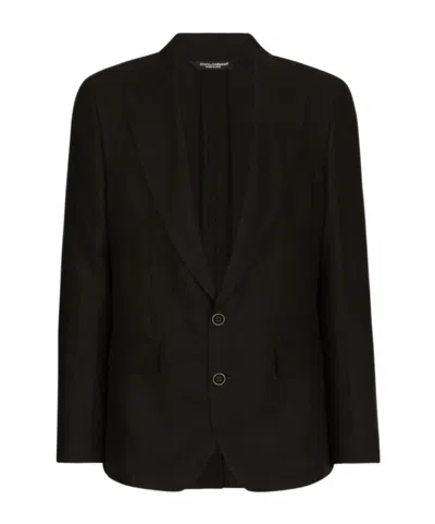 Dolce & Gabbana Dolce  Gabbana Sicilia-fit Jacket In Black