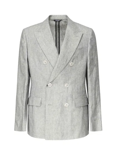 DOLCE & GABBANA SICILIA LIGHT DOUBLE-BREASTED JACKET