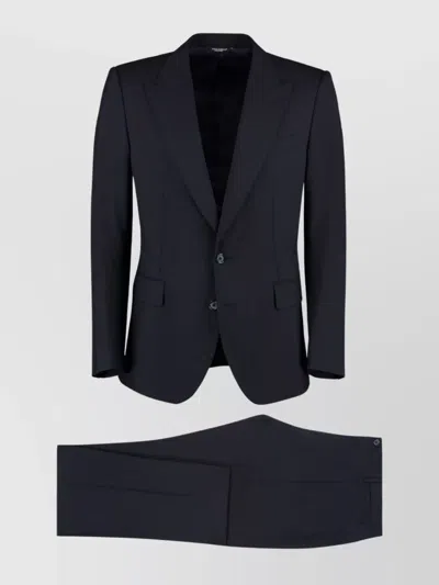 DOLCE & GABBANA SICILIA WOOL TWO-PIECES SUIT