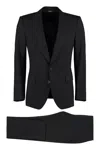 Dolce & Gabbana Black Wool Tailored Suit In Black