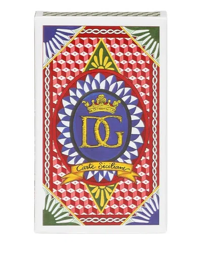 Dolce & Gabbana Sicilian Briscola Playing Cards (10cm X 7cm) In Multi