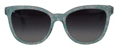 Pre-owned Dolce & Gabbana Sicilian Lace Crystal-infused Sunglasses