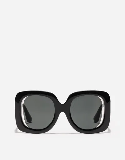 Dolce & Gabbana Sicilian Street Sunglasses In Black