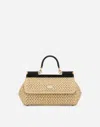 Dolce & Gabbana Elongated Sicily Interwoven Tote Bag In マルチカラー