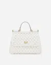 Dolce & Gabbana Large Sicily Interwoven Tote Bag In ホワイト